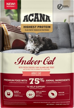 ACANA CAT Highest Protein Indoor (kylling og laks) 4,5Kg - kattemad